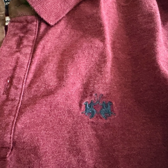 La Martina Organic Cotton Men's Polo Shirt - Size Large - Picture 5 of 7